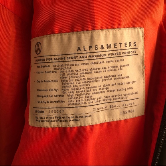 Alps & Meter Millerain Waxed Jacket for Winter/Alpine Sports (size S) - Picture 5 of 9